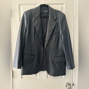 Woman’s vegan leather Steve Madden Blazer